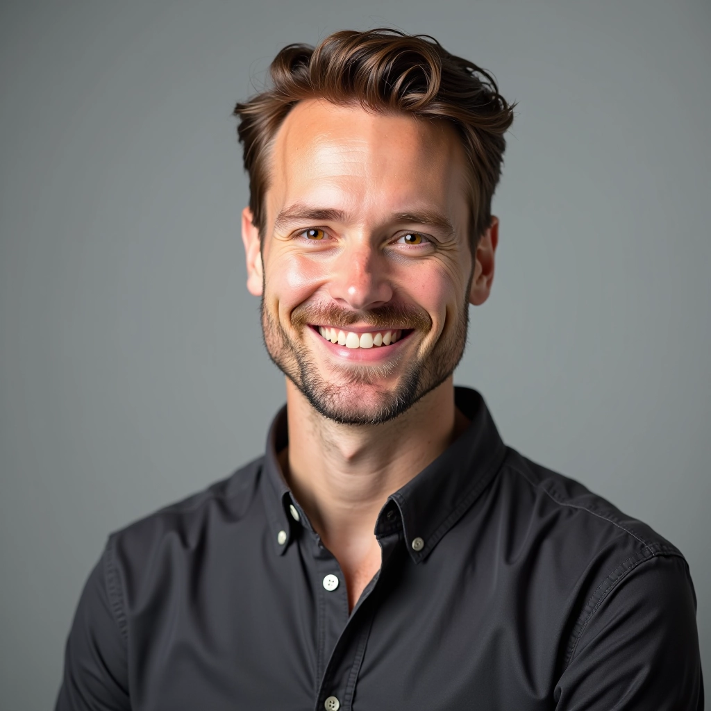 Marcus van der Berg, Senior Bags and Travel Gear Specialist at alarmrouter, professional portrait