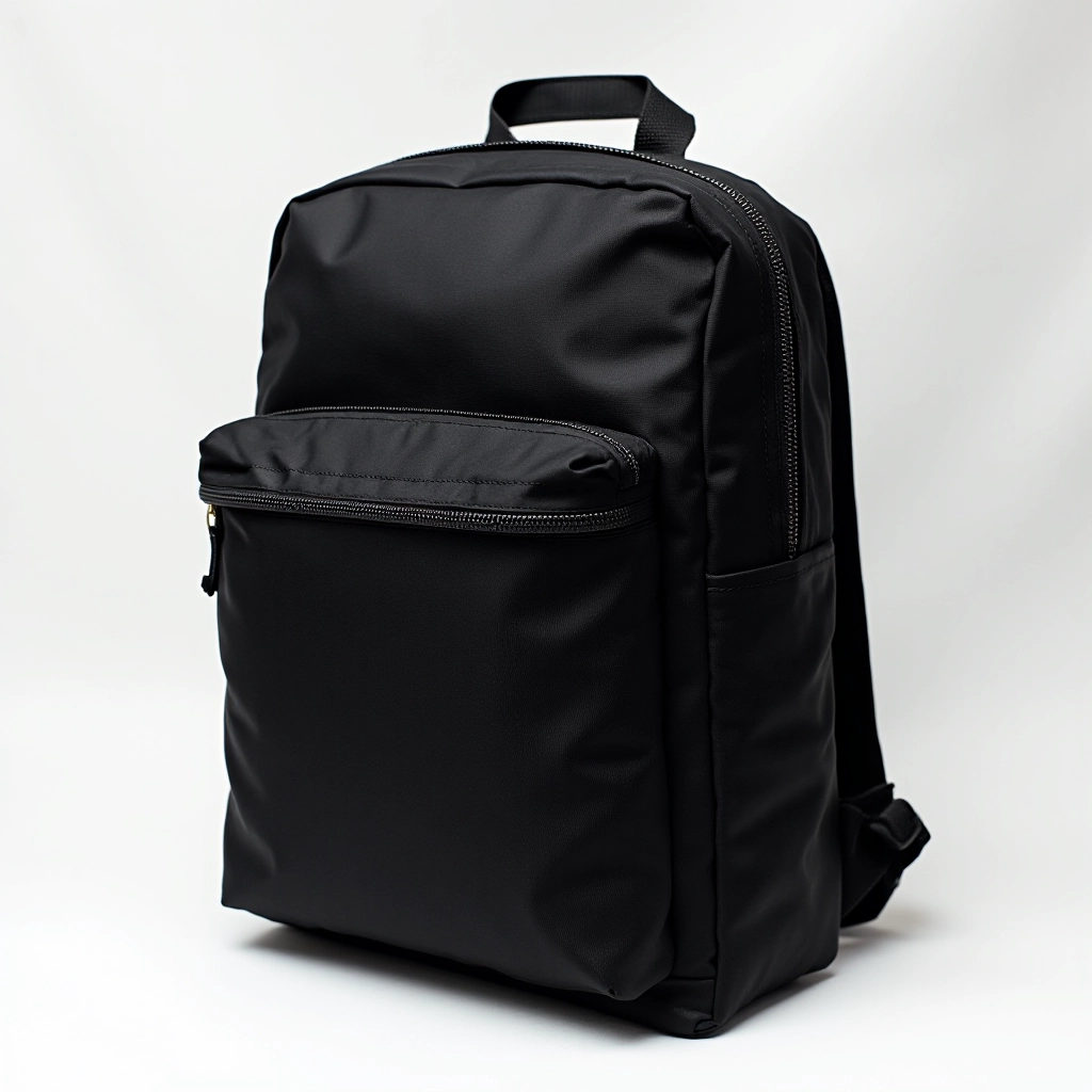 Close-up of compact sling pack showing detailed pocket layout and quality stitching on ballistic nylon material